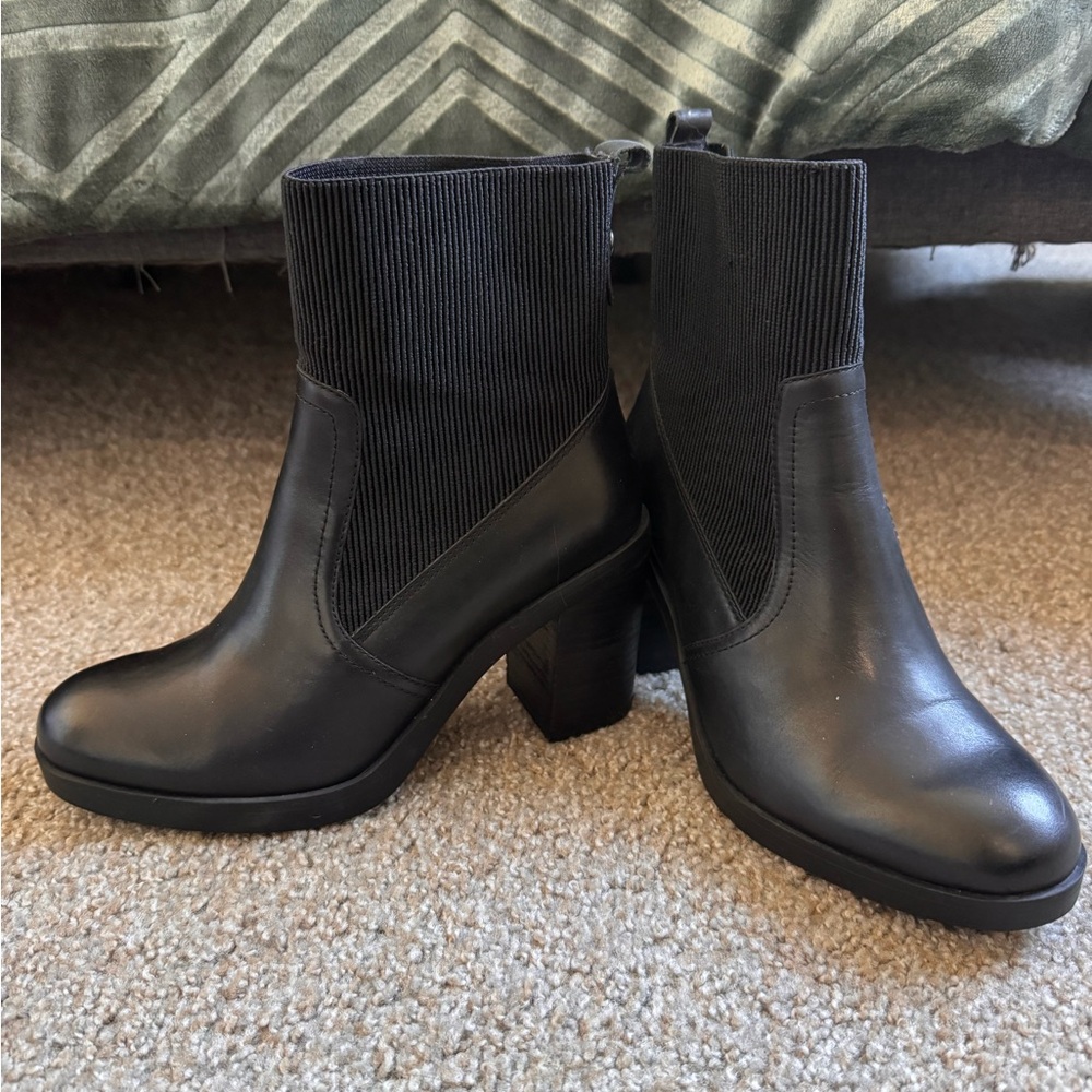 Crown Vintage Black Heeled Boots